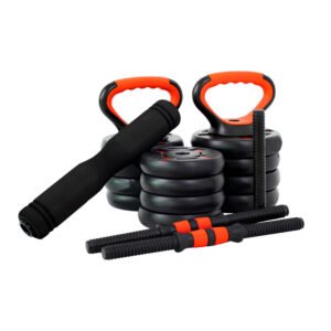5 in 1 Dumbbell Set with Kettlebell Handle Bar ( 20kg / 30kg / 40kg)