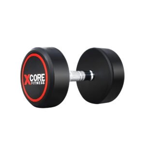 XCORE Fitness Rubberized Fixed Dumbbell (2.5kg - 25kg)