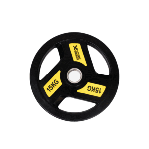 XCORE Premium Olympic Tri-Grip Rubberised Weight Plate 15kg
