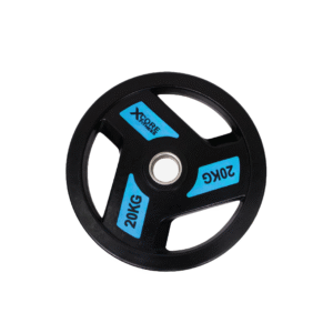 XCORE Premium Olympic Tri-Grip Rubberised Weight Plate 20kg