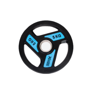 XCORE Premium Olympic Tri-Grip Rubberised Weight Plate 5KG