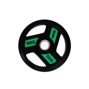 XCORE Premium Olympic Tri-Grip Rubberised Weight Plate 10kg