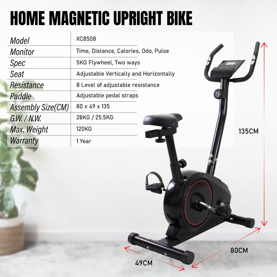Magnetic Upright Bike XC8508 - Image 11
