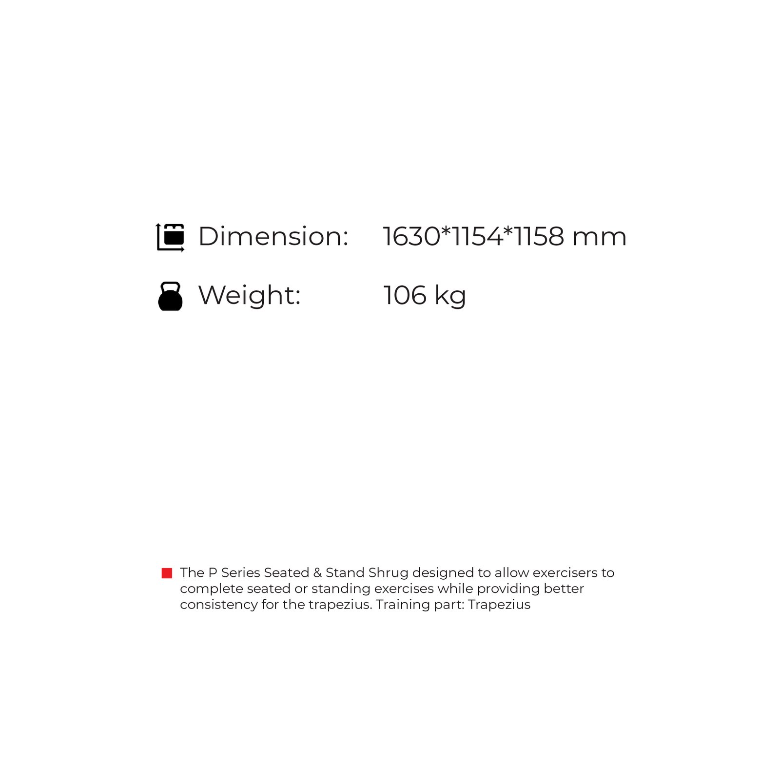 Seated/ Stand Shrug - Image 2