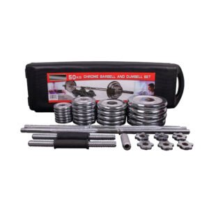 50kg Chromed Dumbbell Set