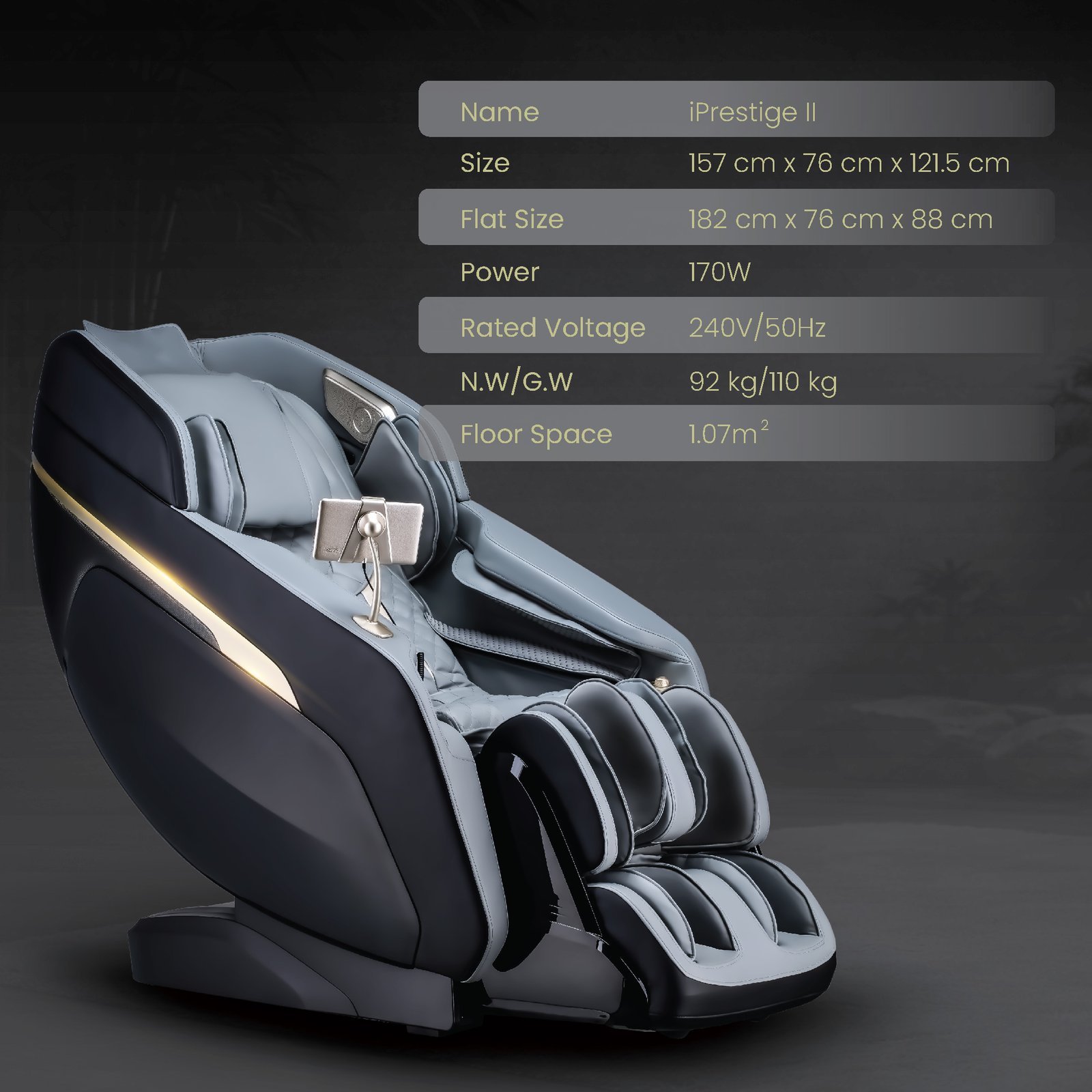 iPrestige II Massage Chair - Home Gym Malaysia