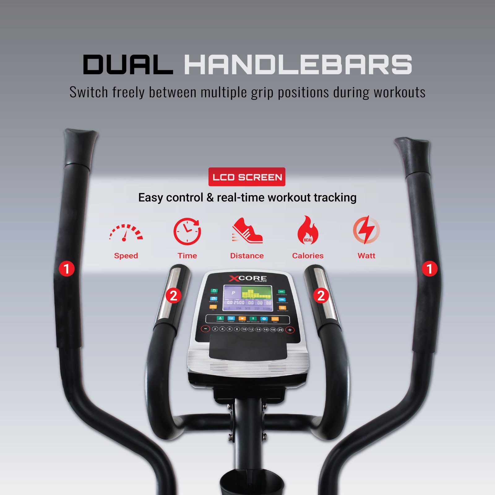 Elliptical Bike XC8728HP - Home Gym Malaysia