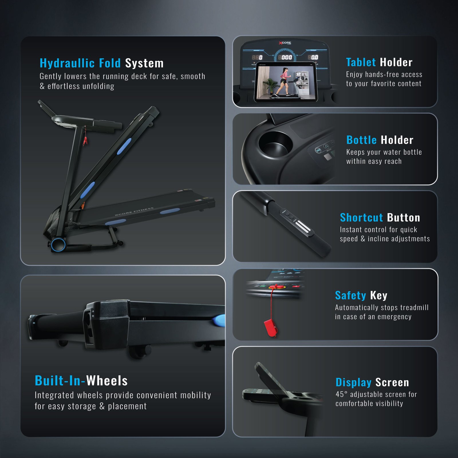 Treadmill XCTA1 - Home Gym Malaysia