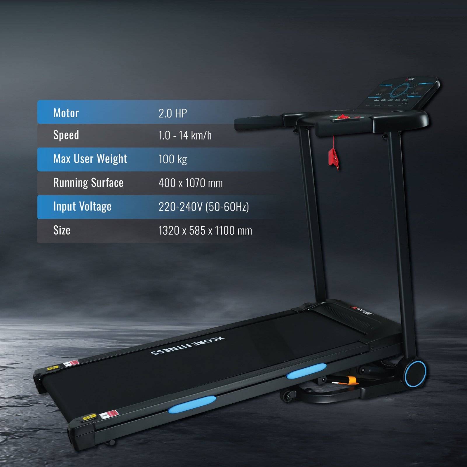 Treadmill XCTA1 - Home Gym Malaysia